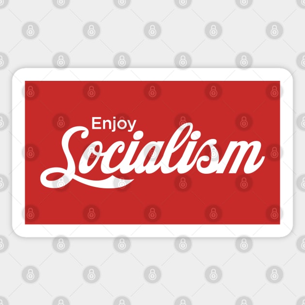Enjoy Socialism Sticker by LaBearDod